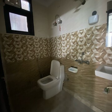 Bathroom in 1 BHK Builder Floor at Chattarpur – for Rent