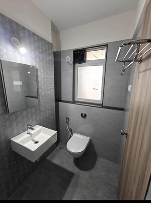Bathroom in 3 BHK Apartment at Risland The Icon, Dhokali – for Rent