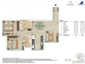 Floor Plan in 2 BHK Apartment at Dynamix Divum, Malad East – for Sale