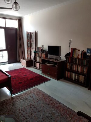Living Room in 4 BHK Builder Floor at Greater Kailash I – for Rent