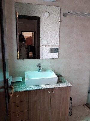 Bathroom in 4 BHK Builder Floor at Greater Kailash I – for Rent
