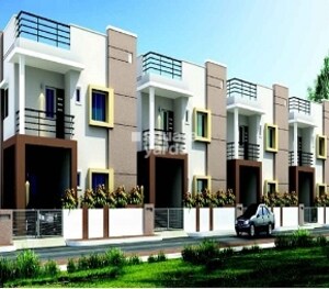 4 BHK Villa – Exterior View View at Praneeth Pranav County, Beeramguda - for Rent