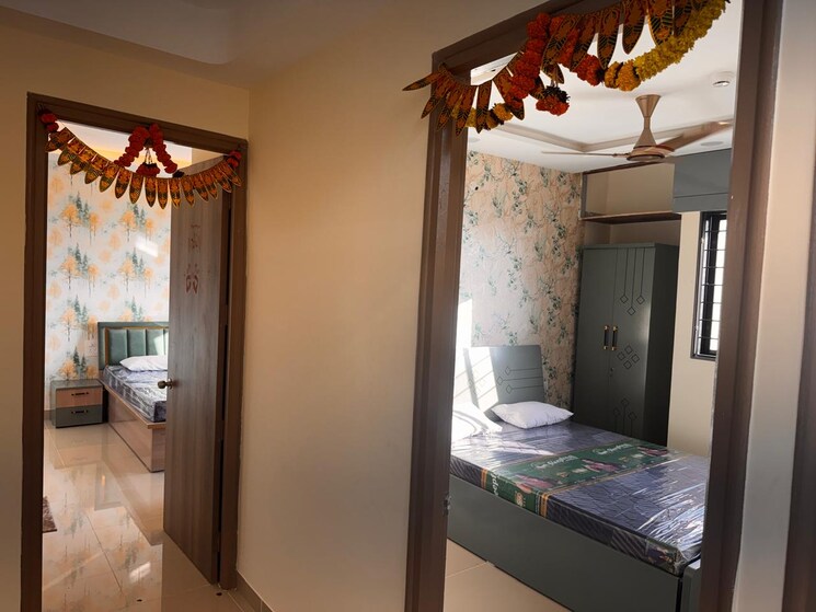 Bedroom, magarpatta-riverview-city 3 Bedroom 1071 Sq.Ft. Apartment In Loni Kalbhor Pune 9595509