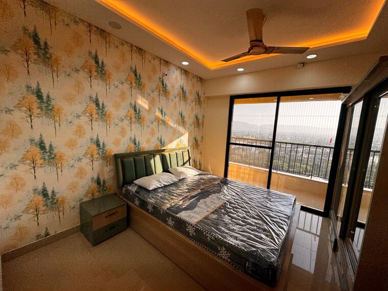 Bedroom, magarpatta-riverview-city 3 Bedroom 1071 Sq.Ft. Apartment In Loni Kalbhor Pune 9595509