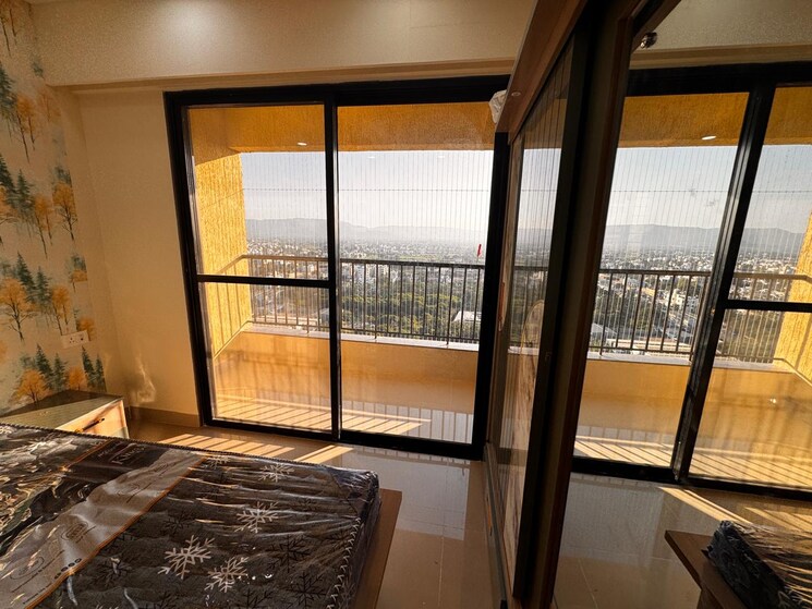 Bedroom, magarpatta-riverview-city 3 Bedroom 1071 Sq.Ft. Apartment In Loni Kalbhor Pune 9595509