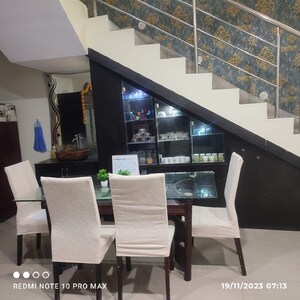 Dining area in 4 BHK Villa at Praneeth Pranav County, Beeramguda – for Rent