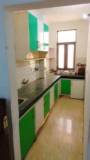 Kitchen in 2 BHK Builder Floor at Saket – for Rent