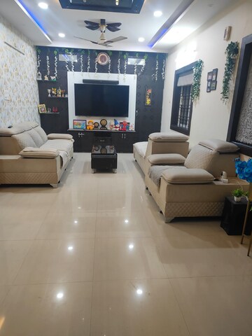 Living Room in 4 BHK Villa at Praneeth Pranav County, Beeramguda – for Rent
