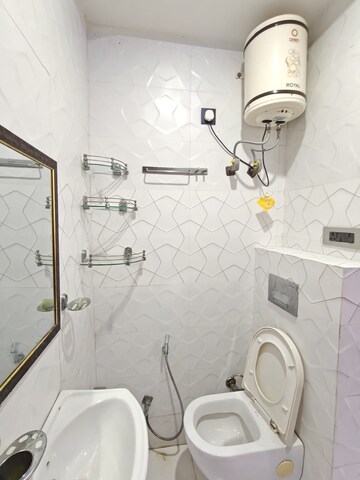 Bathroom in 2 BHK Builder Floor at Sector 15 – for Rent