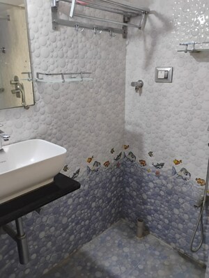 Bathroom in 2 BHK Apartment at Runwal Garden City, Balkum Pada – for Sale