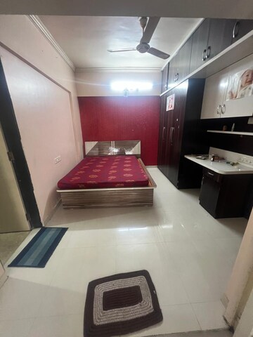 Living Room in 2 BHK Apartment at GK Dwarka Sai, Rahatani – for Rent