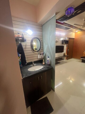 Living Room in 2 BHK Apartment at GK Dwarka Sai, Rahatani – for Rent