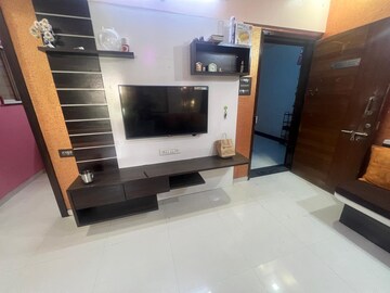 Living Room in 2 BHK Apartment at GK Dwarka Sai, Rahatani – for Rent