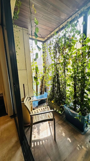 Balcony in 4 BHK Apartment at Lodha Sterling, Kolshet Road – for Rent