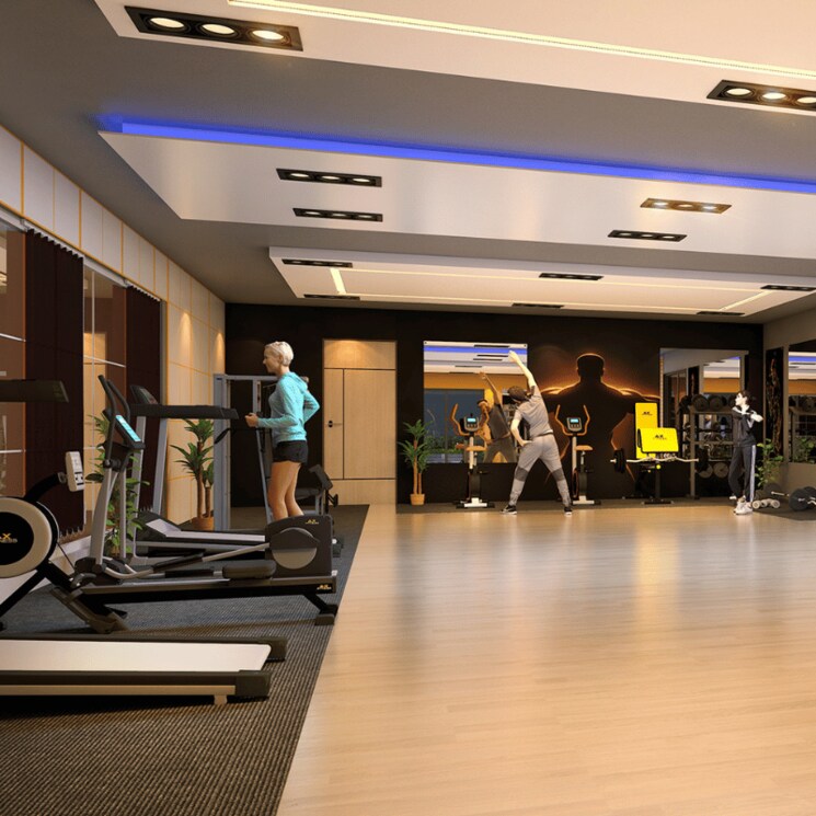 Gym, oree-cloud-51 3 Bedroom 1165 Sq.Ft. Apartment In Bavdhan Pune 9595751