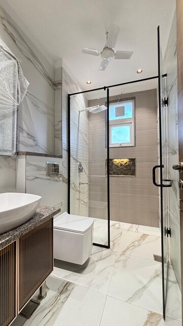 Bathroom in 4 BHK Builder Floor at Anant Raj Ashok Estate, Sector 63a – for Sale