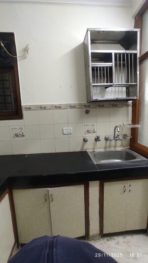 Kitchen in 2 BHK Builder Floor at Kalkaji – for Rent