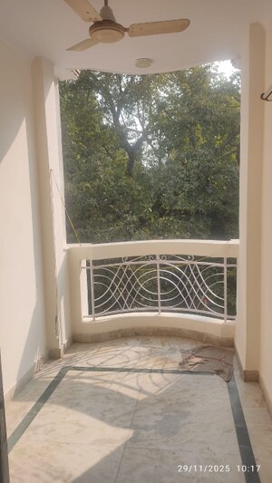 Balcony in 2 BHK Builder Floor at Kalkaji – for Rent