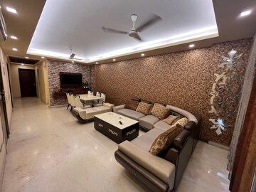 Living Room in 3 BHK Builder Floor at Saket – for Rent