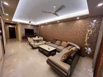 Living Room in 3 BHK Builder Floor at Saket – for Rent