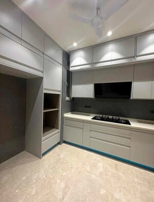 Kitchen in 3 BHK Builder Floor at Greater Kailash I – for Rent