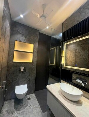 Attached Bathroom in 3 BHK Builder Floor at Greater Kailash I – for Rent