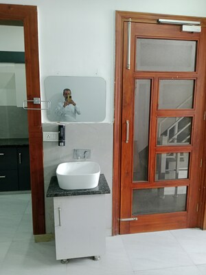 Bathroom in 2 BHK Builder Floor at Ansals Sushant City – for Rent