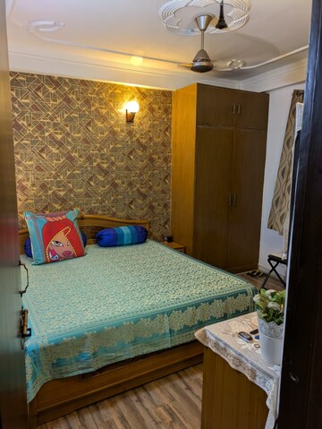 Bedroom in 3 BHK Apartment at Dhoran Rajpur Enclave, Govind Vihar – for Rent
