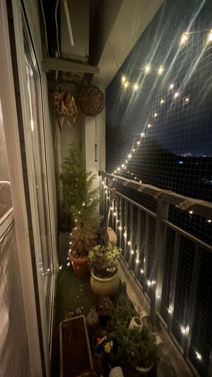 Balcony in 2 BHK Apartment at NR Windgates, Thanisandra Main Road – for Rent