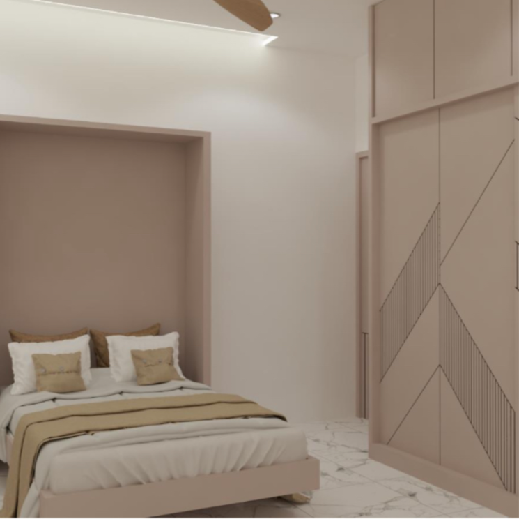 Bedroom, aurobindo-kohinoor 3 Bedroom 2100 Sq.Ft. Apartment In Kothaguda Hyderabad 9596043