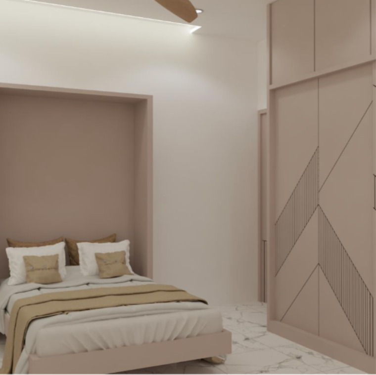 Bedroom, aurobindo-kohinoor 3 Bedroom 2100 Sq.Ft. Apartment In Kothaguda Hyderabad 9596043