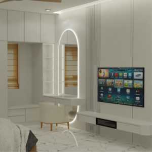 Bathroom in 3 BHK Apartment at Aurobindo Kohinoor, Kothaguda – for Rent