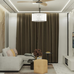 Living Room in 3 BHK Apartment at Aurobindo Kohinoor, Kothaguda – for Rent