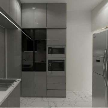 Building Lobby in 3 BHK Apartment at Aurobindo Kohinoor, Kothaguda – for Rent