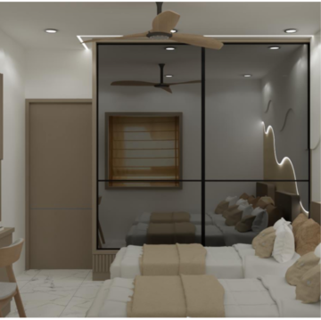 Living Room in 3 BHK Apartment at Aurobindo Kohinoor, Kothaguda – for Rent