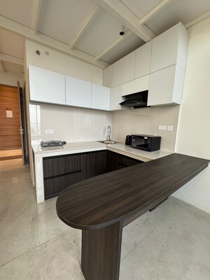 Kitchen in Studio Apartment at M3M Sky Lofts, Sector 71 – for Rent