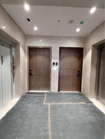 Building Lobby in 3 BHK Apartment at Amits Montecito, Parvati Paytha – for Sale