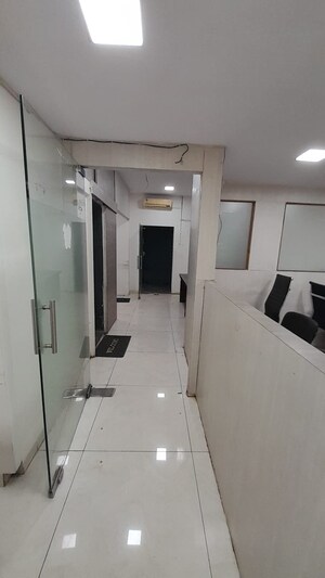 Building Lobby in  Office Space at Millennium Business Park, T.T.C. Industrial Area – for Rent