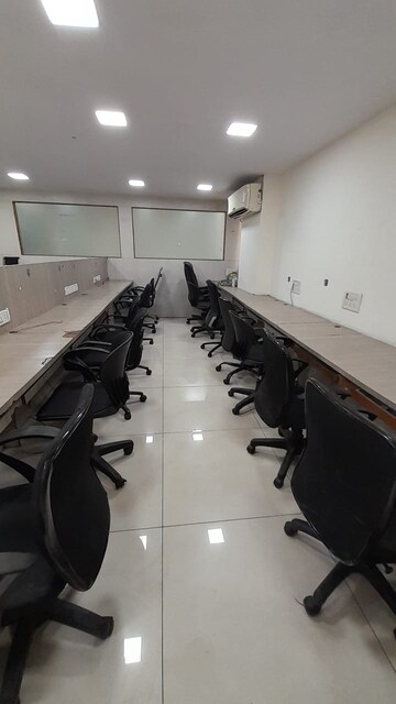 Kitchen in  Office Space at Millennium Business Park, T.T.C. Industrial Area – for Rent