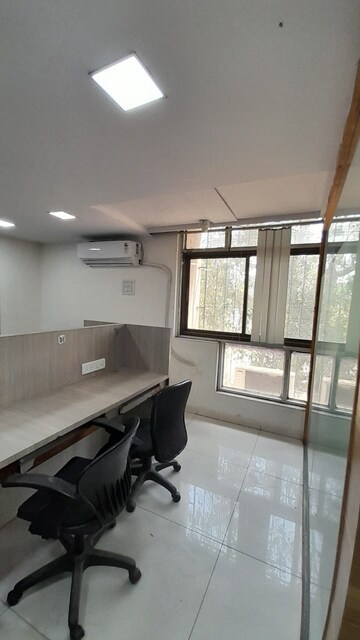 Kitchen in  Office Space at Millennium Business Park, T.T.C. Industrial Area – for Rent