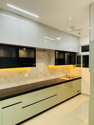 Kitchen in 3 BHK Apartment at Aurobindo The Regent, Kondapur – for Rent