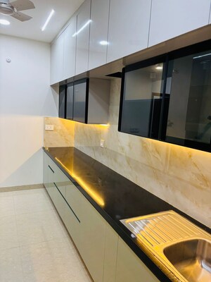 Kitchen in 3 BHK Apartment at Aurobindo The Regent, Kondapur – for Rent