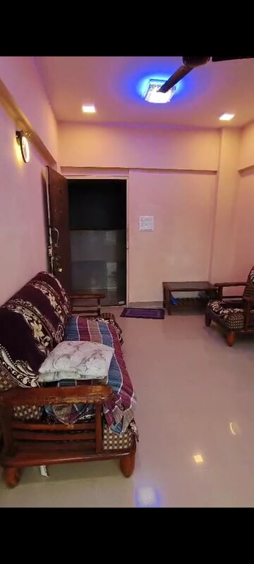 Living Room in 1 RK Apartment at Prakruti Heights Haware City, Haware City – for Rent