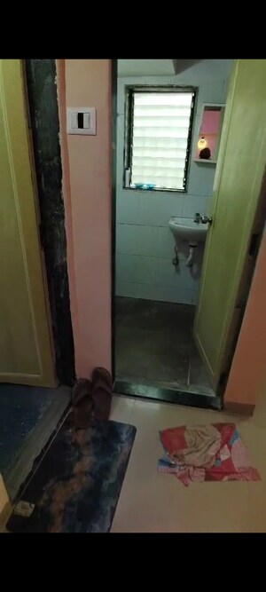 Bathroom in 1 RK Apartment at Prakruti Heights Haware City, Haware City – for Rent