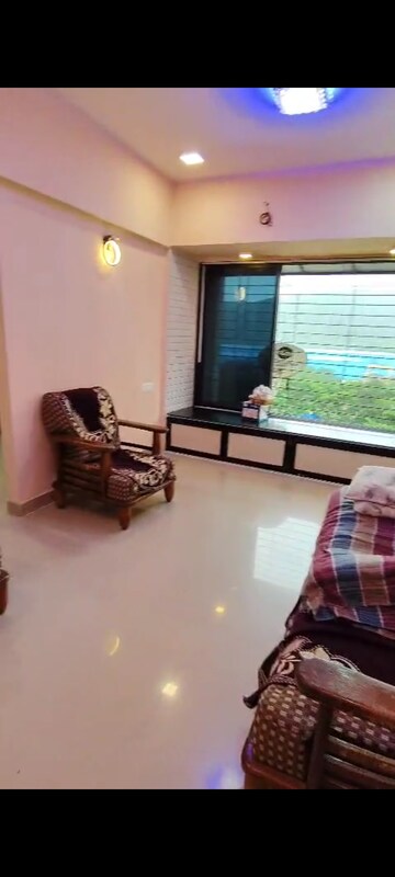Living Room in 1 RK Apartment at Prakruti Heights Haware City, Haware City – for Rent