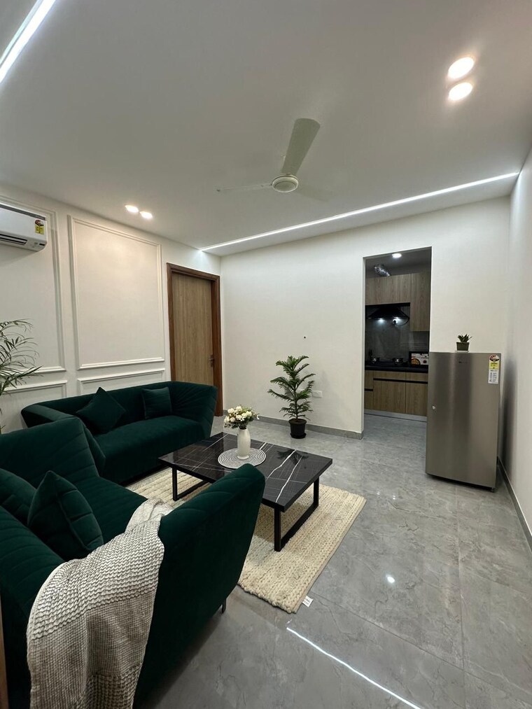 Living Room, huda-market 1 Bedroom 850 Sq.Ft. Builder Floor In Sector 31 Gurgaon 9596474