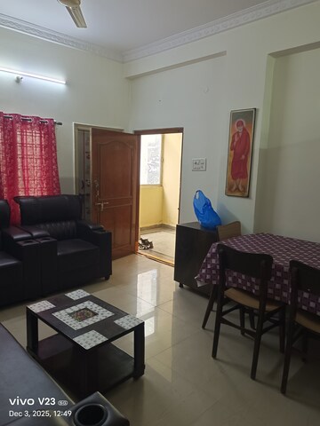 Living Room in 3 BHK Apartment at Vaishnavi Happy Homes, Kondapur – for Rent