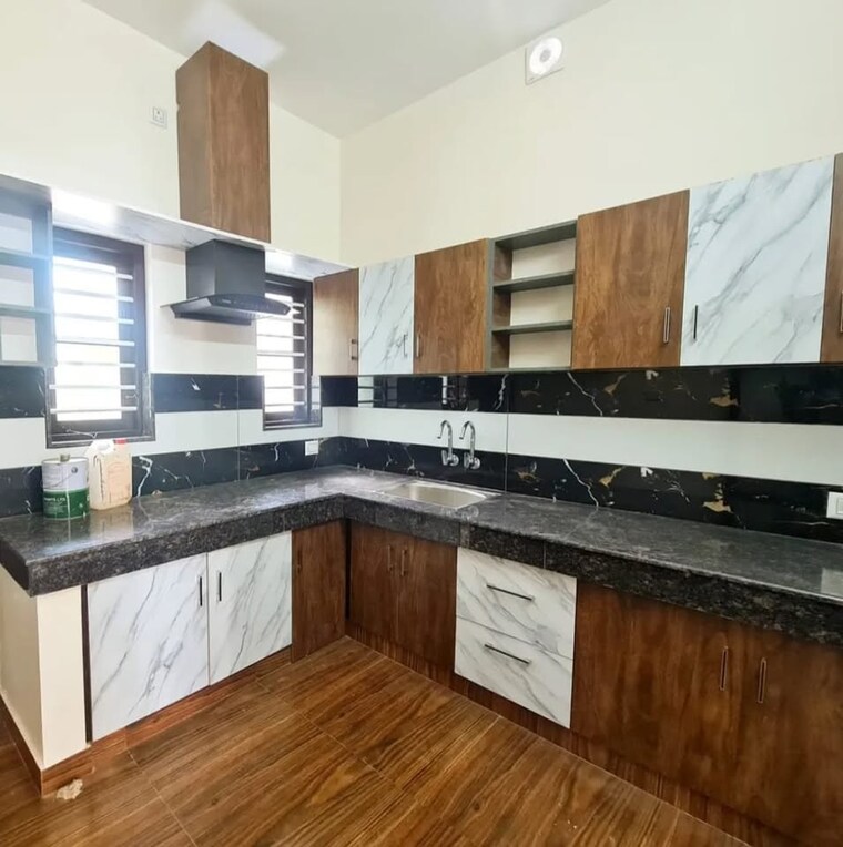 Kitchen, chandranagar 3 Bedroom 1190 Sq.Ft. Villa In Chandranagar Palakkad 9596460