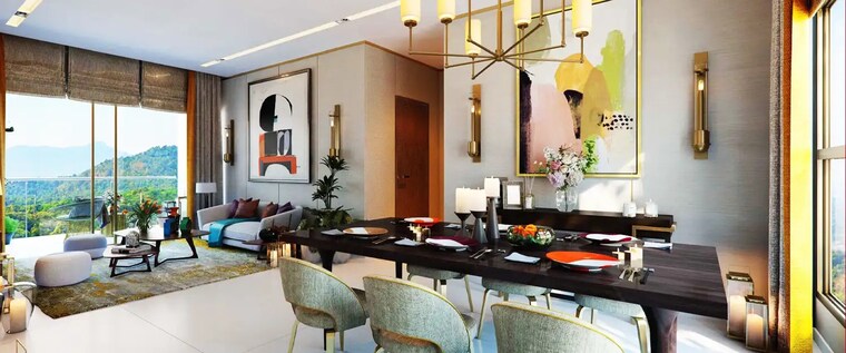 Living Room, birla-niyaara 4 Bedroom 1198 Sq.Ft. Apartment In Worli Mumbai 9596499