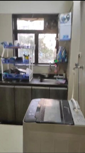 Kitchen in 1 BHK Apartment at Riddhi Garden, Malad East – for Rent